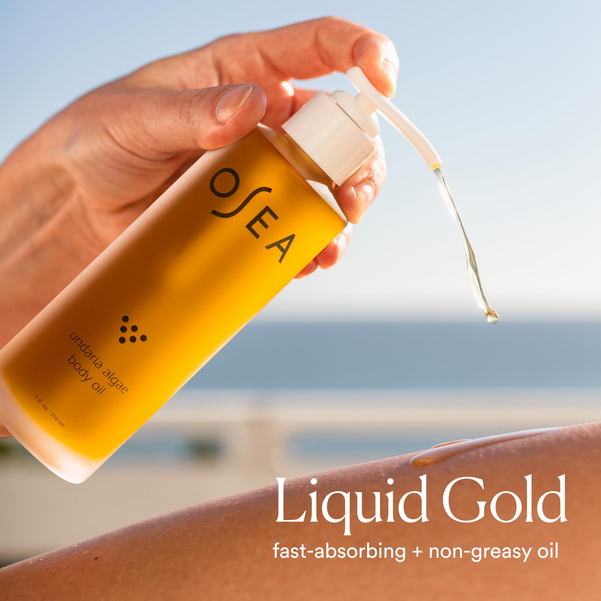 OSEA Undaria Huile Corps – parfum citrus frais pour revitalisation.