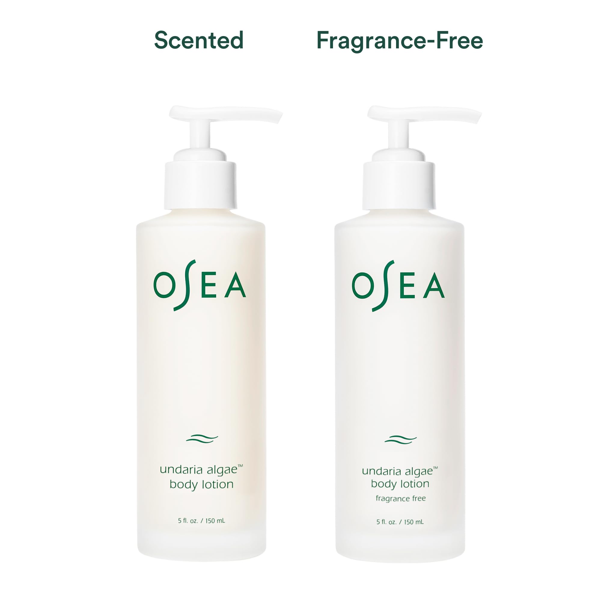 Texture legere de la lotion OSEA Undaria, application douce.