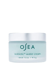 Flacon OSEA Seabiotic Water Cream, hydratation légère et durable.