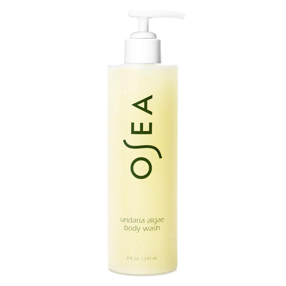 Gel douche OSEA Undaria Algae dans sa bouteille, nettoie en douceur et hydrate durablement.