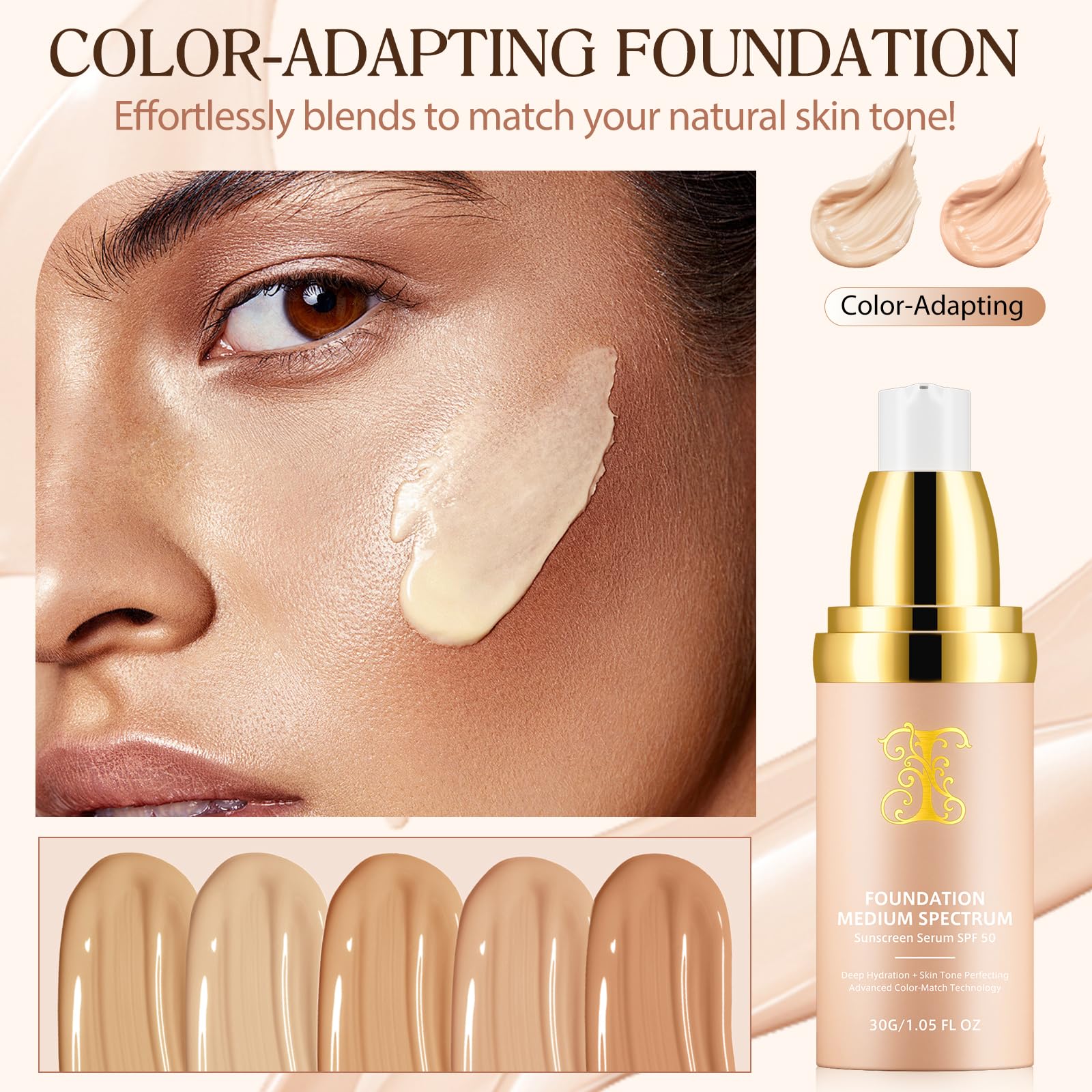 O.SECERT Foundation SPF50+ – protection UV pour les activités sportives.