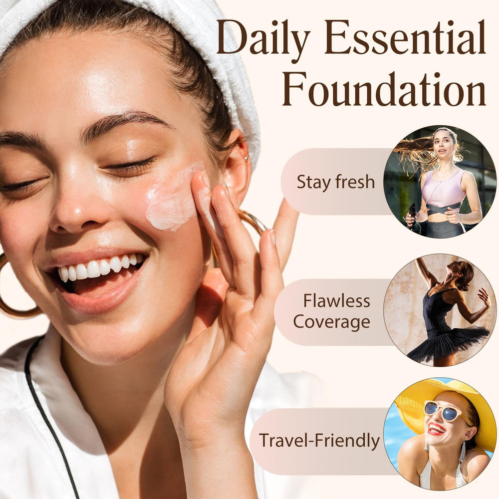 O.SECERT Foundation – tenue longue durée et résistance à la transpiration.