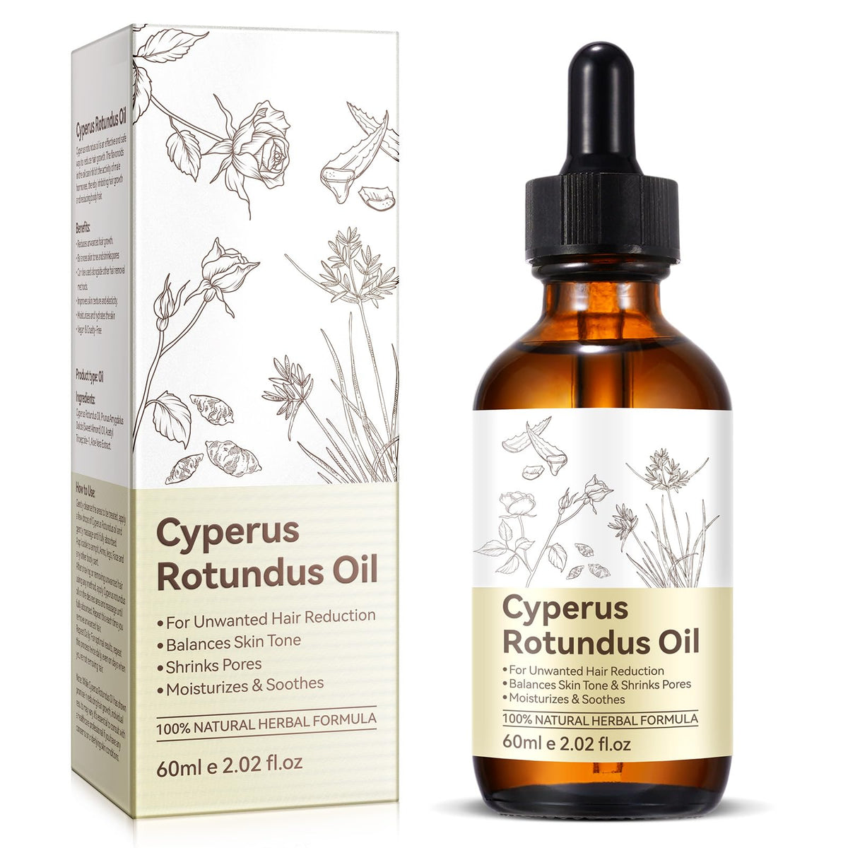 O.SECRET huile de cyperus rotundus — bouteille prête à l’emploi pour soin quotidien
