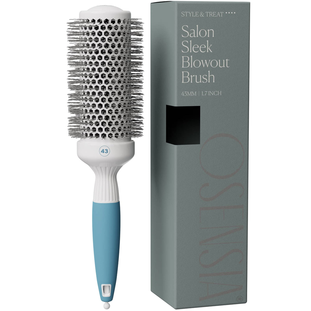 Osensia brosse ronde moyenne en céramique, pour un brushing lisse et rapide