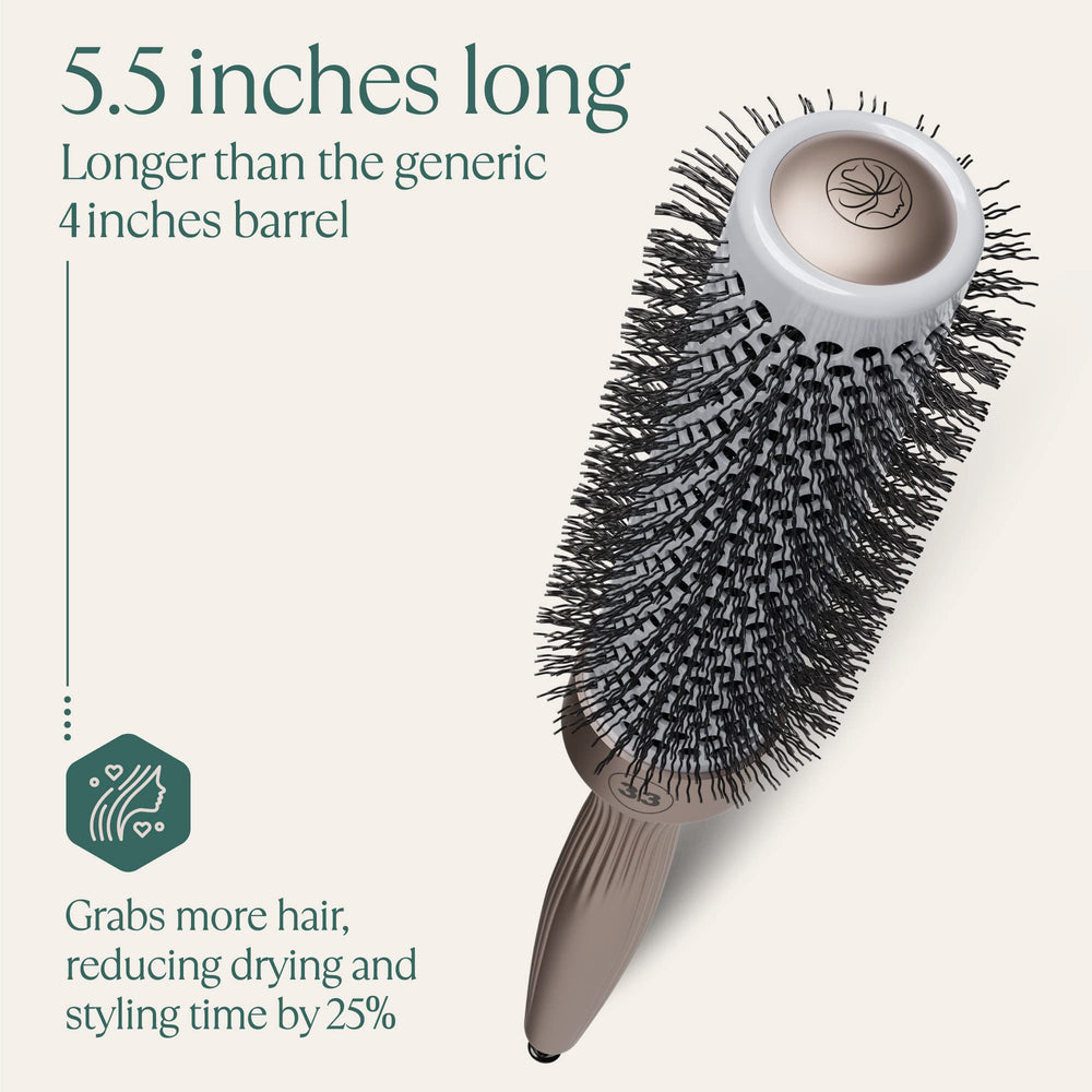 Osensia brosse ronde ventilée pour séchage efficace sans frisottis