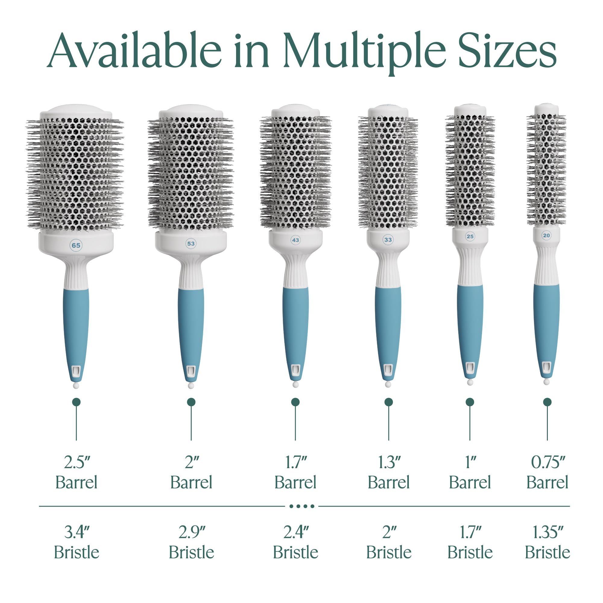 Osensia usage brushing professionnel, idéal pour tous types de cheveux