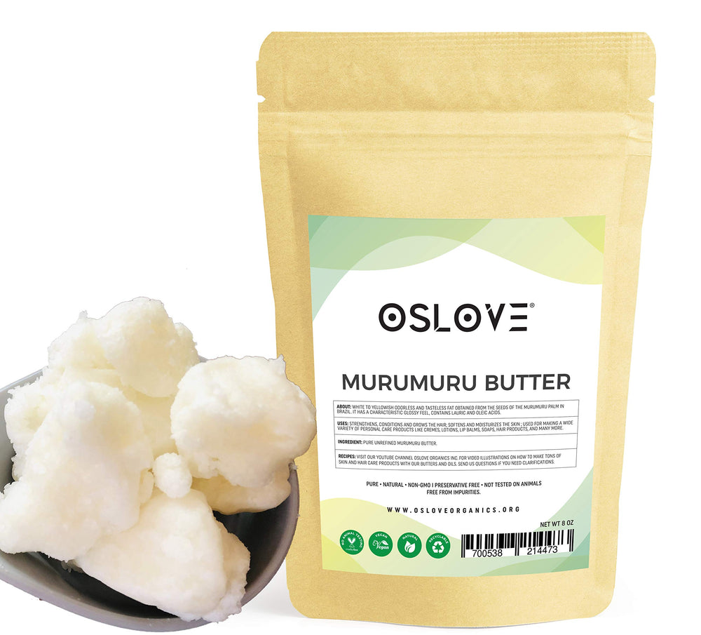 Beurre Murumuru Oslove Organics, riche en acide oléique pour nourrir la peau.