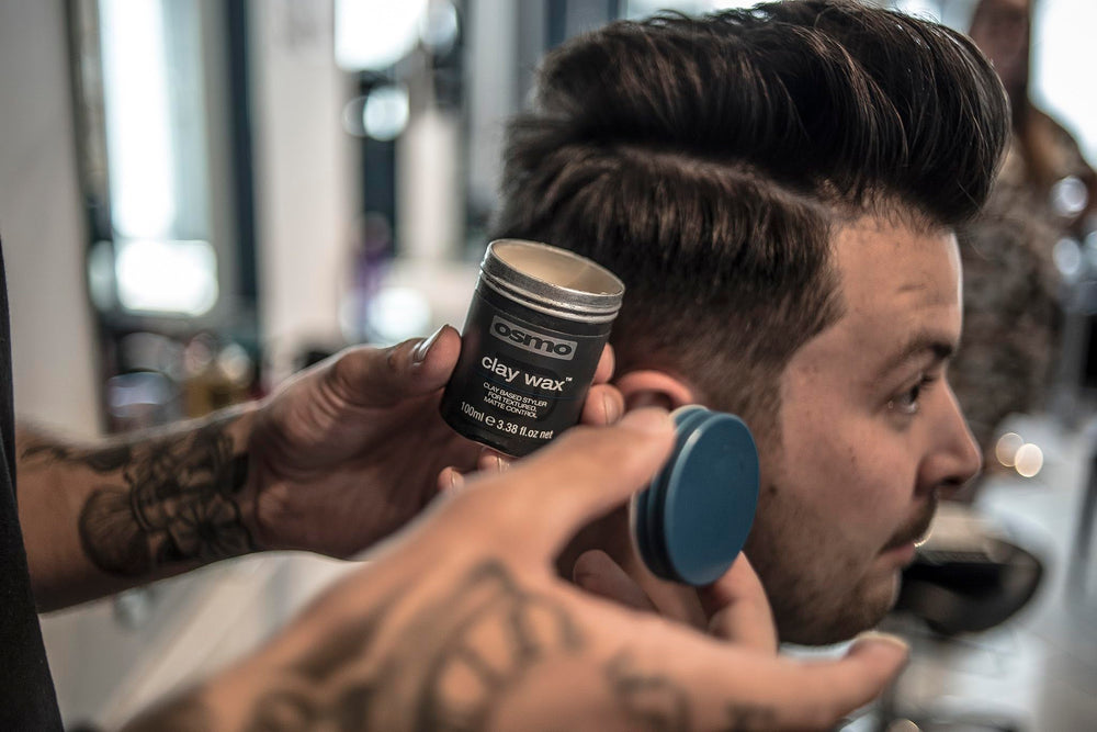 Osmo Clay Wax, hydratation-minerale, cheveux nourris et faciles à démêler.