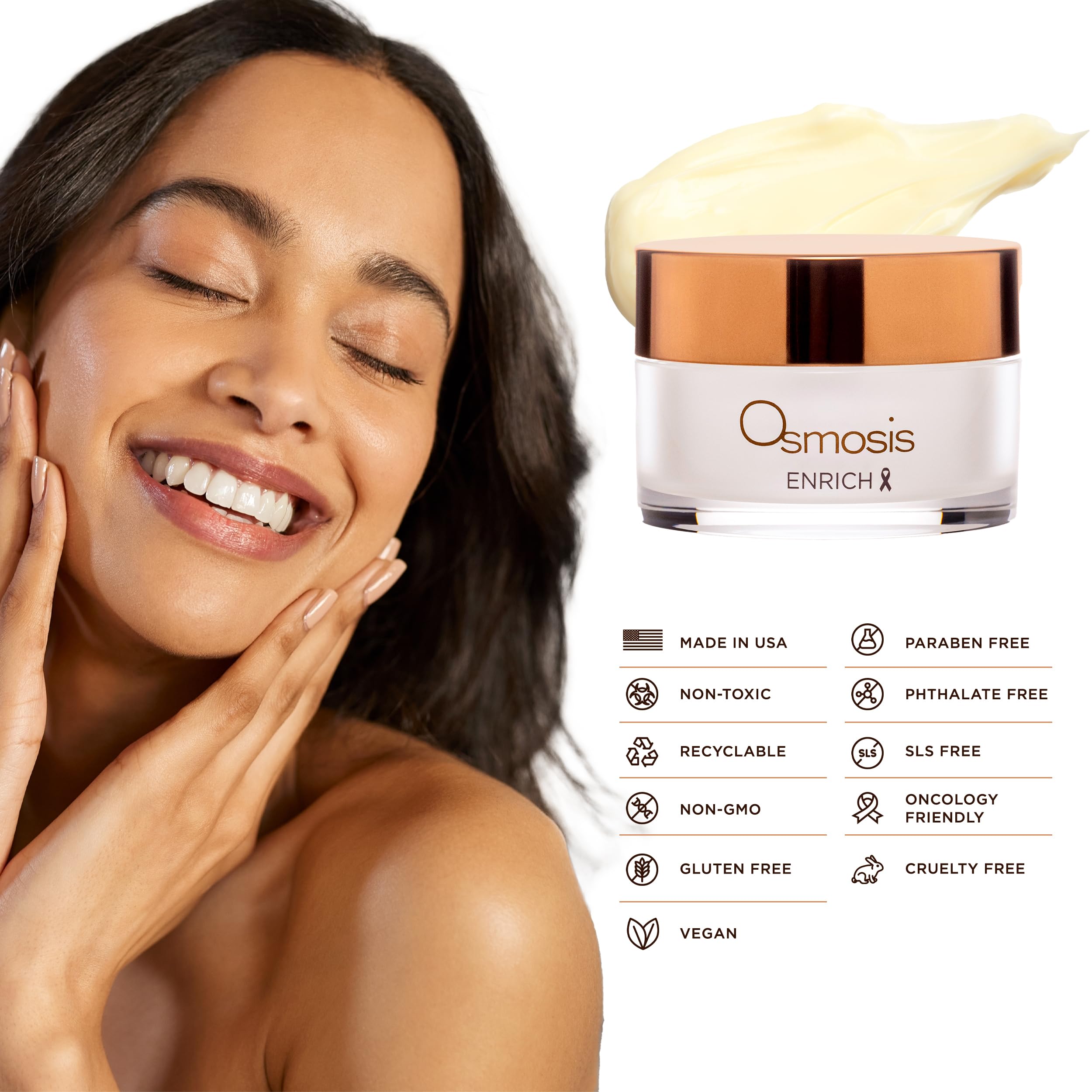 OSMOSIS ENRICH texture luxueuse qui enveloppe la peau