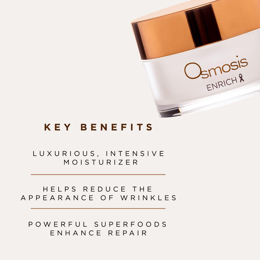 OSMOSIS ENRICH massage visage pour absorption et confort