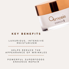 OSMOSIS ENRICH massage visage pour absorption et confort