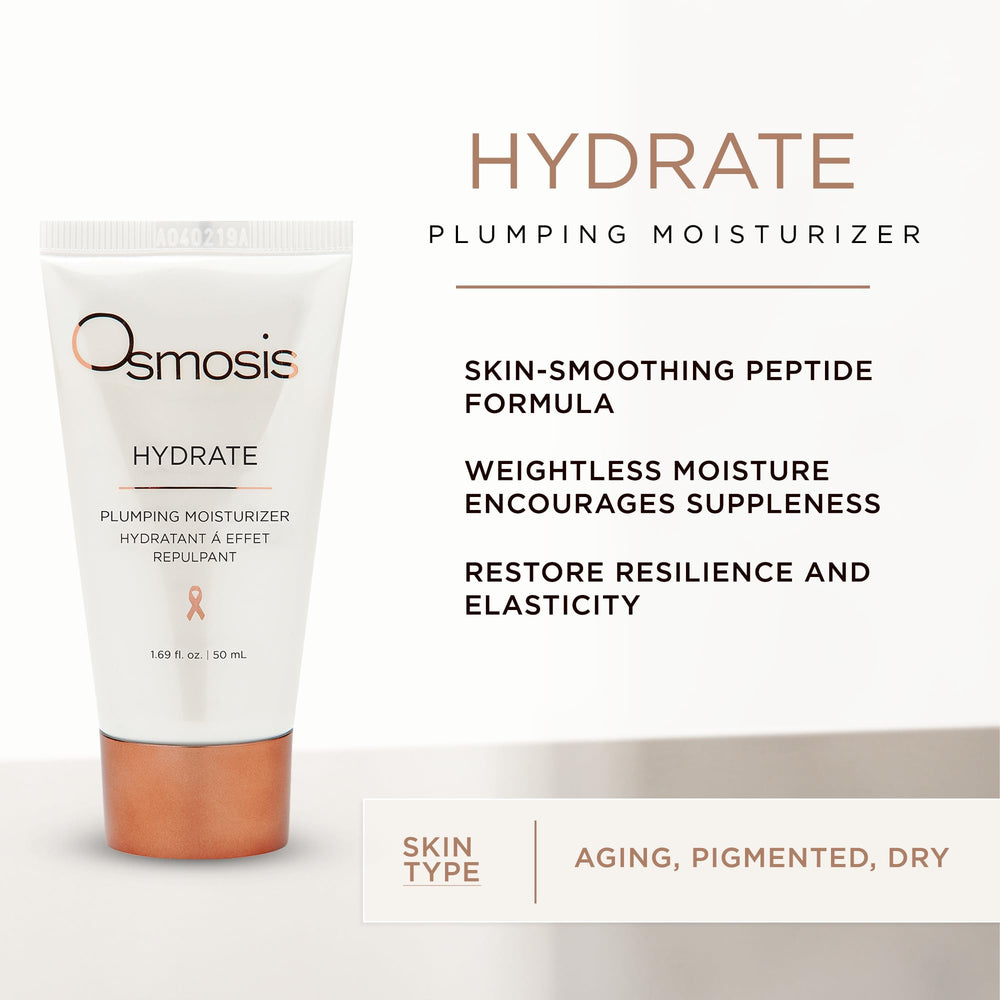 OSMOSIS Hydrate, texture crème satinée pour application légère et agréable
