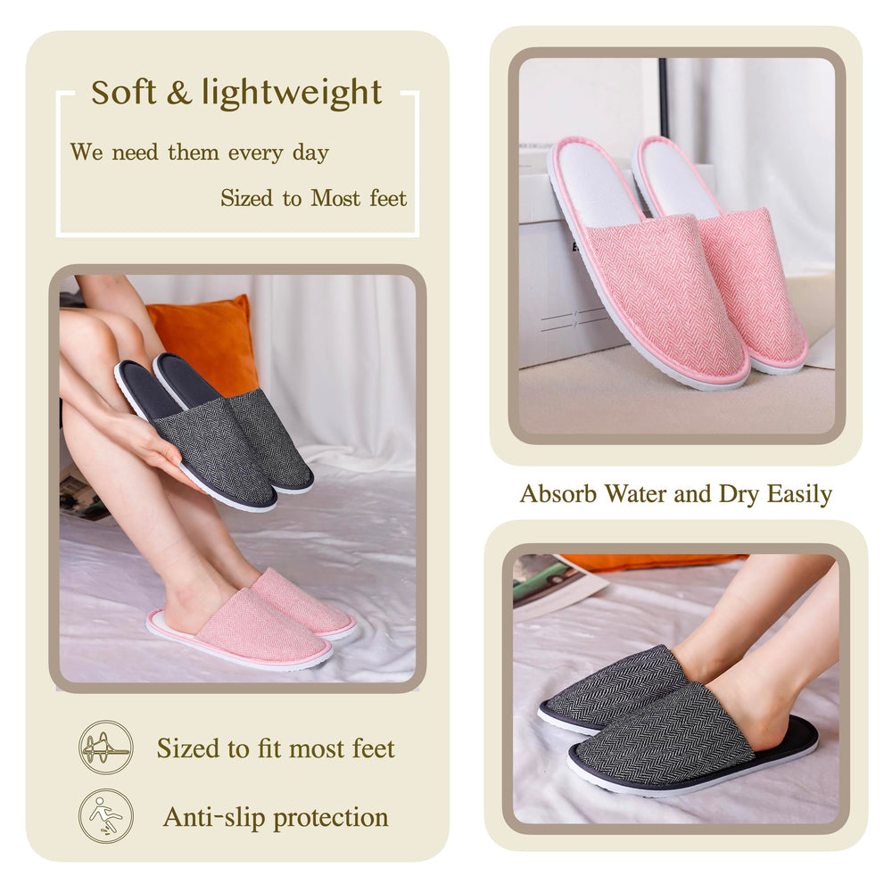 OSTADARRA chaussons spa emballage individuel pratique pour hôtels.