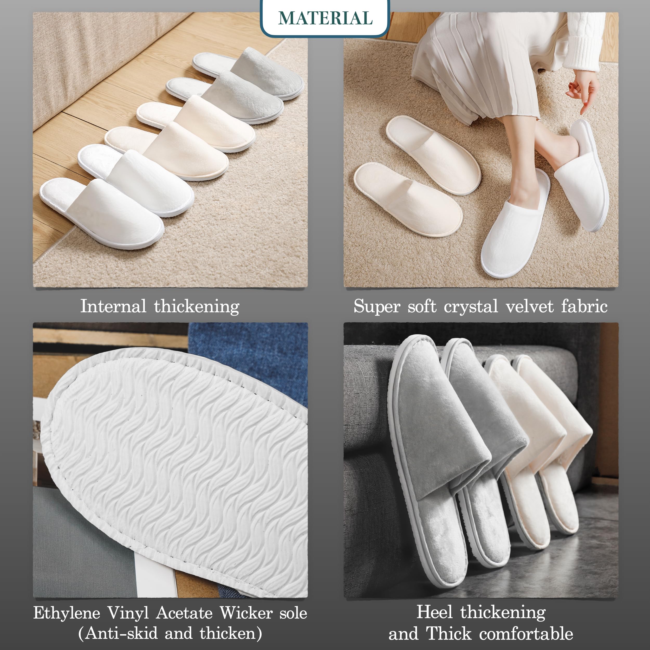 OSTADARRA chaussons spa emballage individuel, pratique pour distribution en établissement.