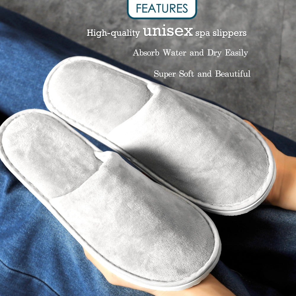 OSTADARRA chaussons spa taille unique, convient à hommes et femmes.