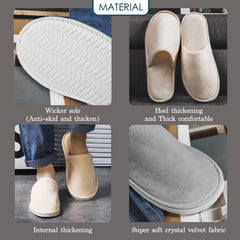 OSTADARRA chaussons spa taille unique conviennent hommes et femmes.
