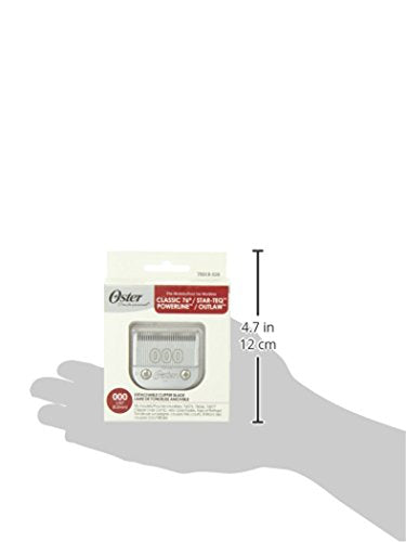 Lame Oster 000-050mm compatible avec les modèles 76076, 76066 et 76077 pour polyvalence.
