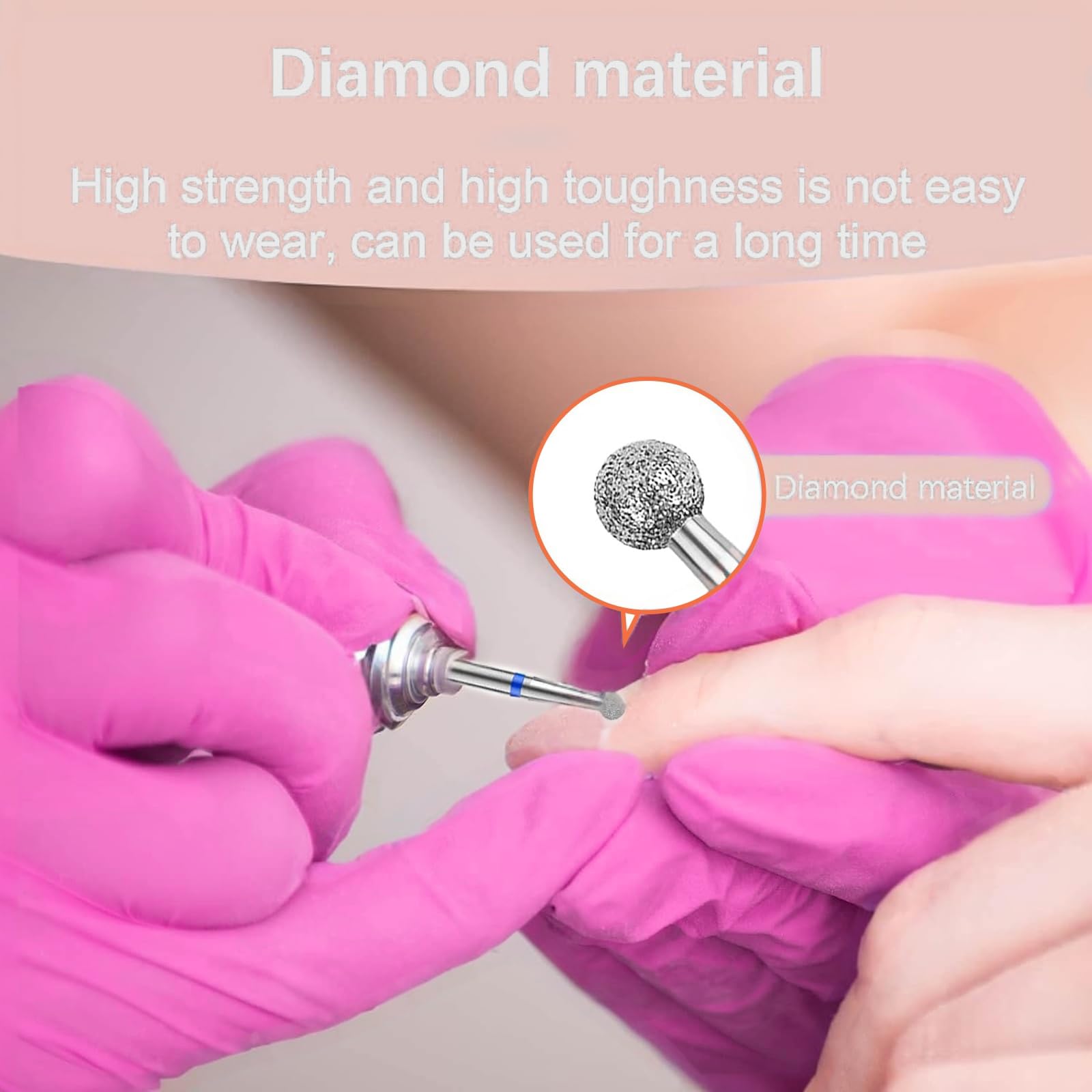 OTAMCO kit bit diamant ongles professionnel domicile, usage pratique et efficace.