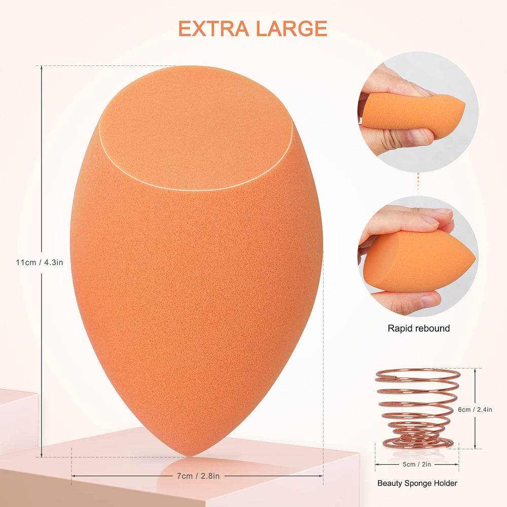 Pack double OtNiap avec éponges de tailles 9 cm et 11 cm pour visage et corps.