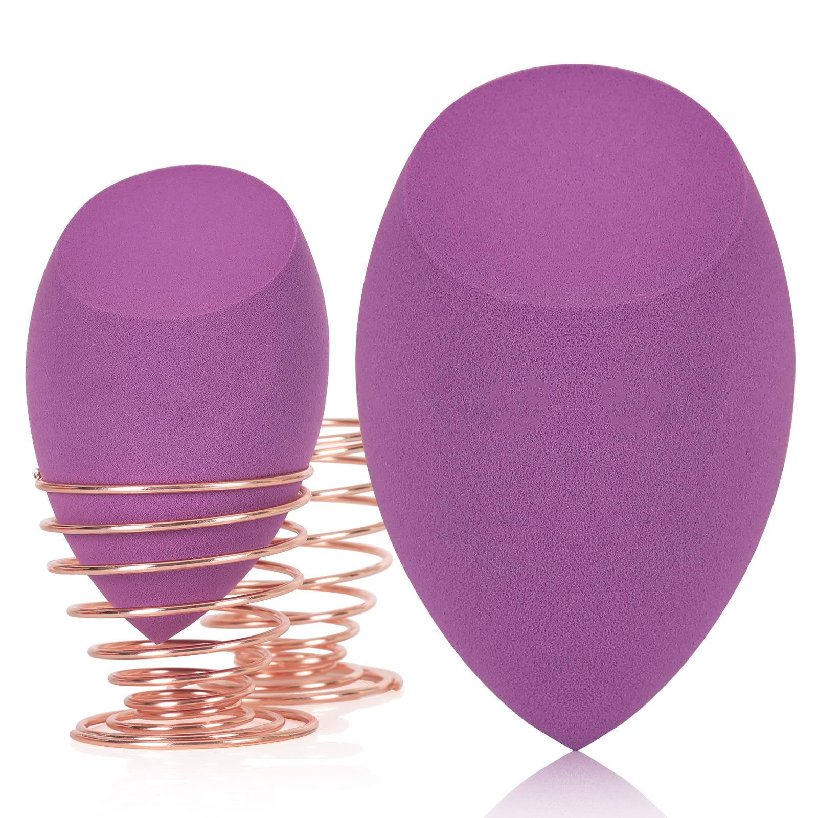 Éponge OtNiap à bord arrondi, idéale pour les contours du visage.