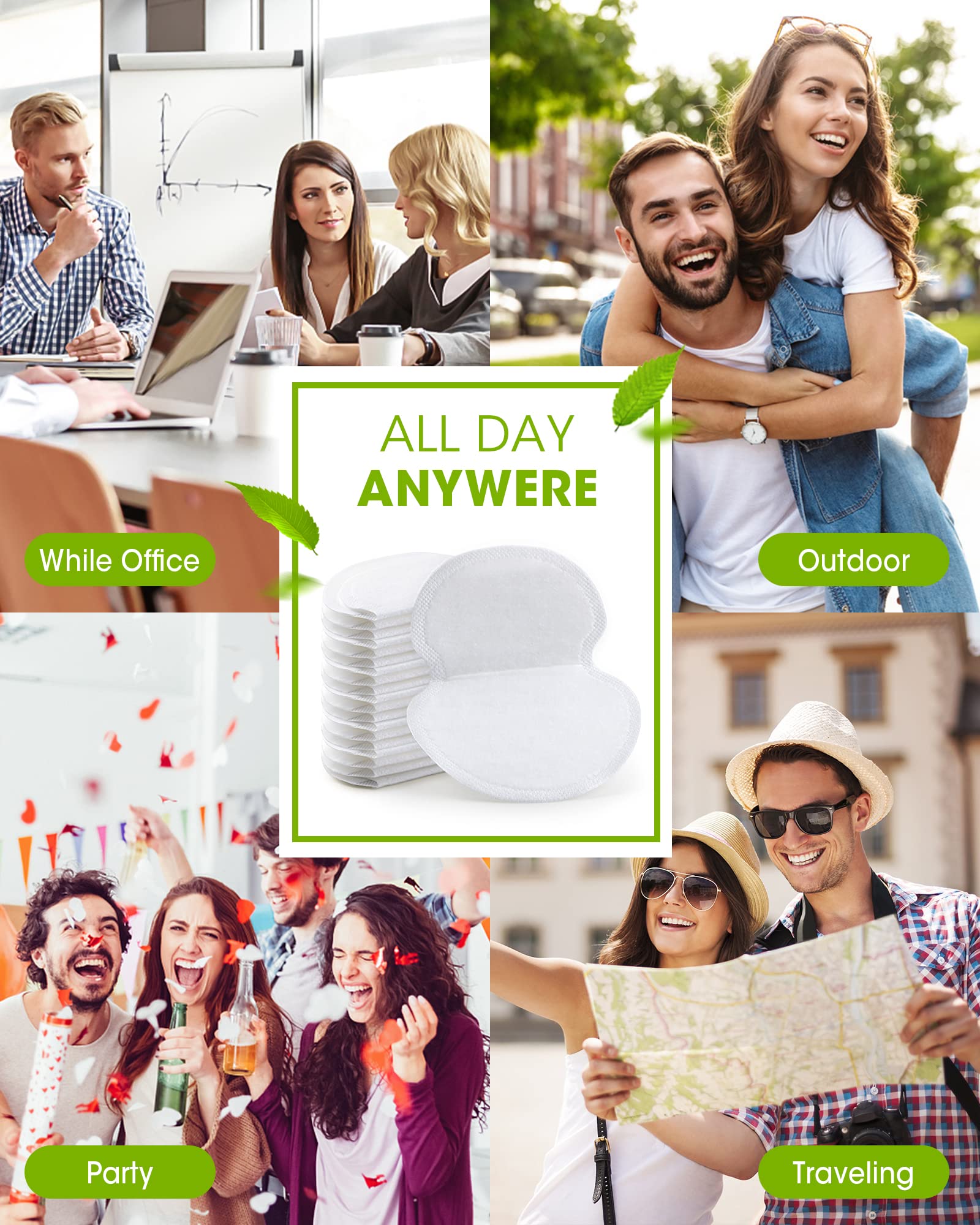 OTTOLIVES tampons hypoallergéniques pour aisselles et peaux sensibles.