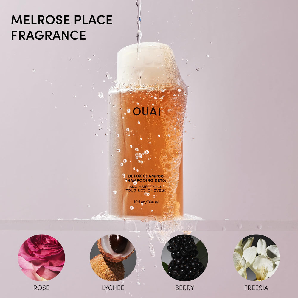 Shampoing Anti-Pelliculaire OUAI: apaisement potentiel des zones sèches.