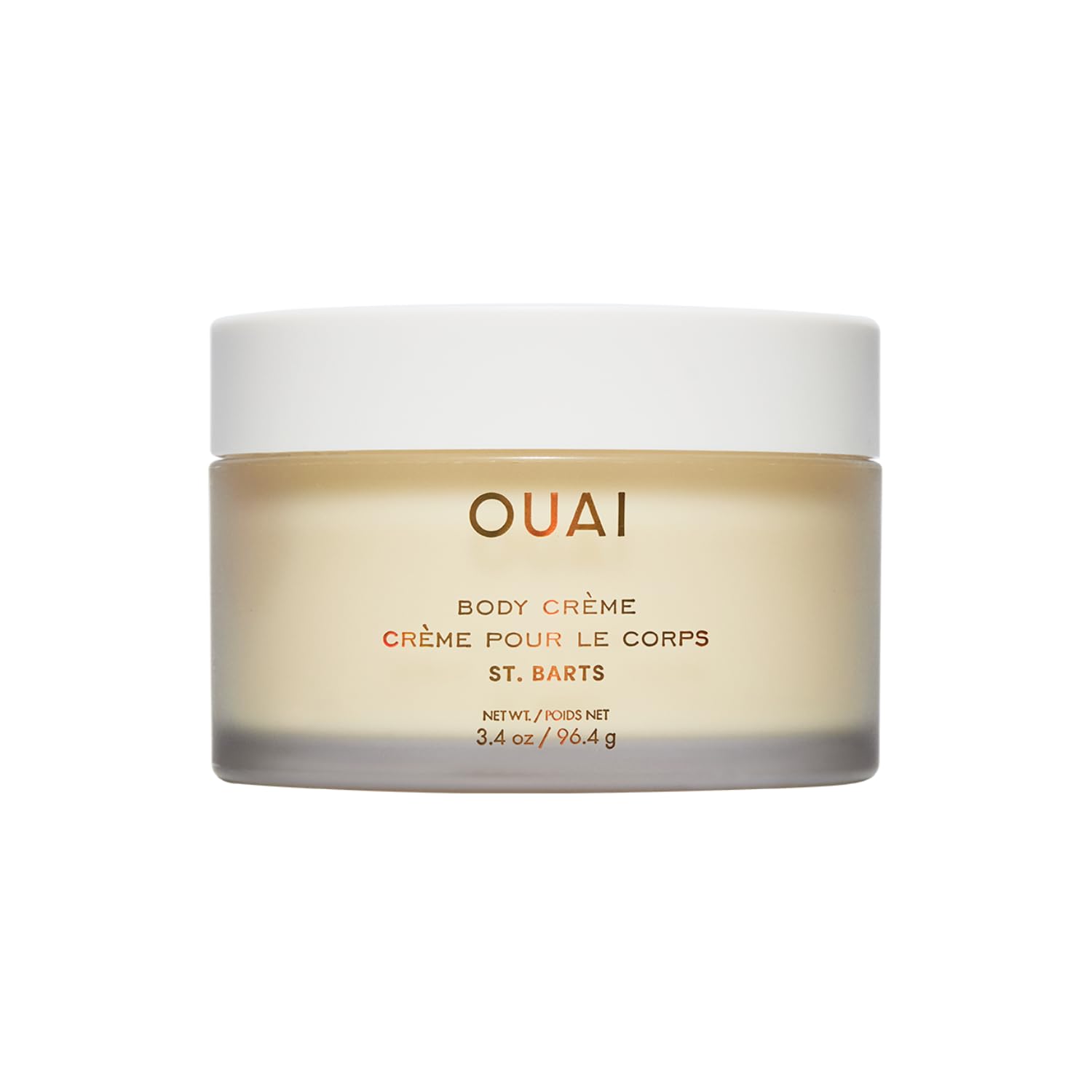 OUAI Body Crème St. Barts - bouteille élégante prête pour une hydratation légère du corps