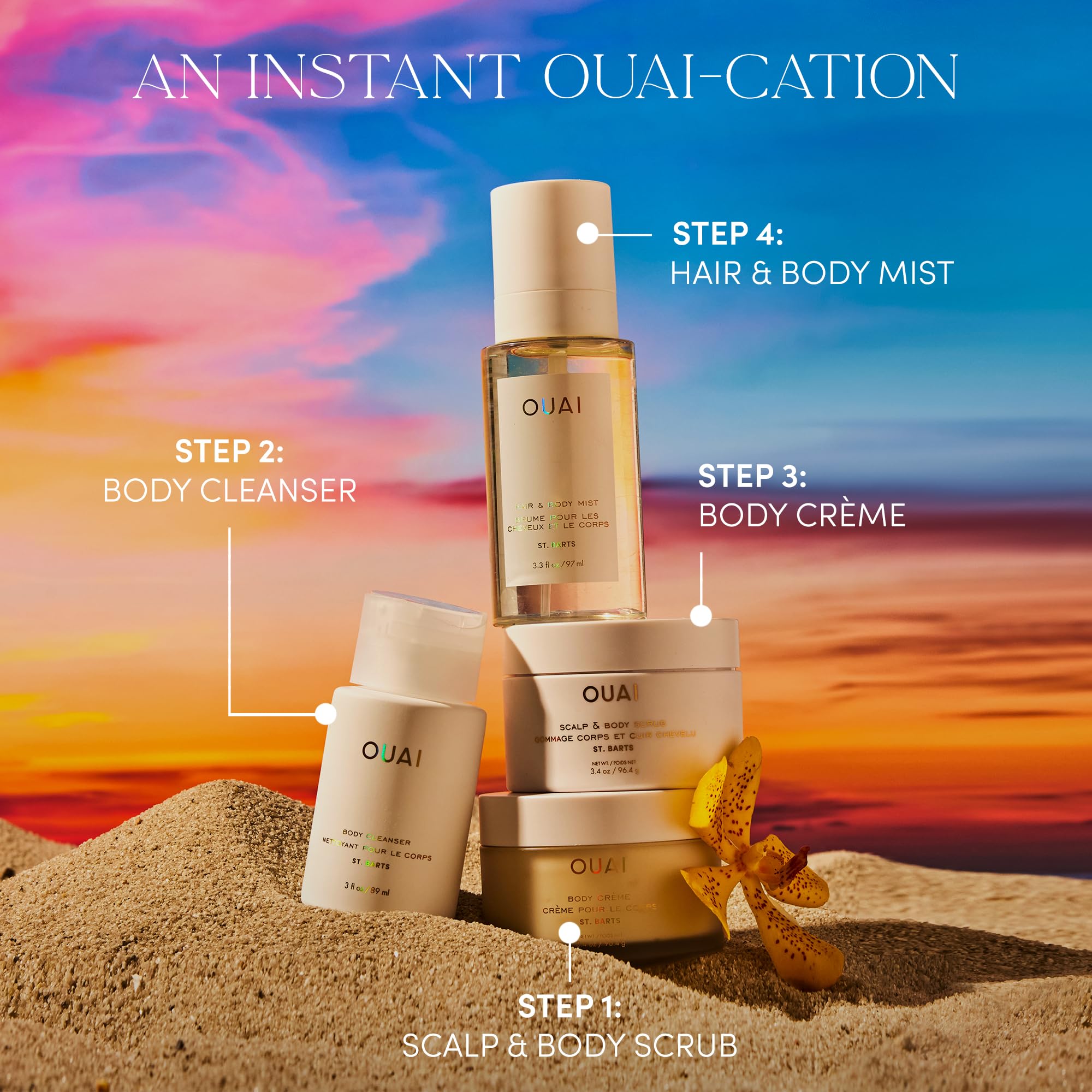 OUAI Body Crème St. Barts - idéal comme petit cadeau beauté à offrir