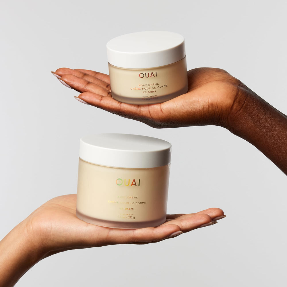 OUAI Body Crème St. Barts - format voyage pratique pour déplacements quotidiens