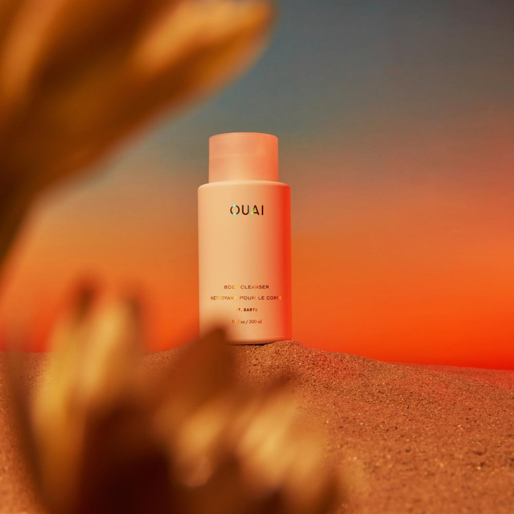 OUAI Bouteille elegante St-Barts prête pour votre routine.