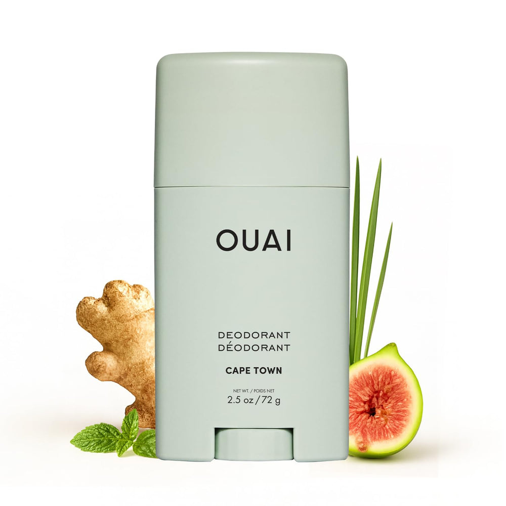 OUAI Capetown bouteille, déodorant sans aluminium pour une fraîcheur durable.