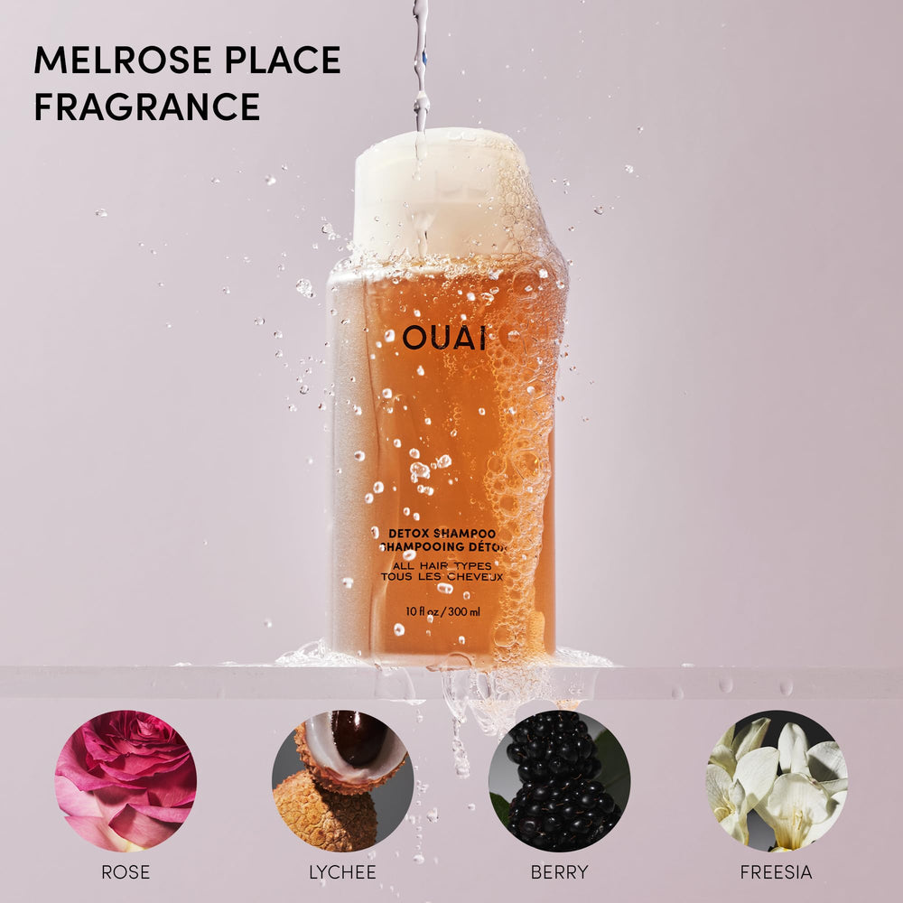 OUAI Coffret soin cheveux et corps: packaging élégant idéal pour cadeau.