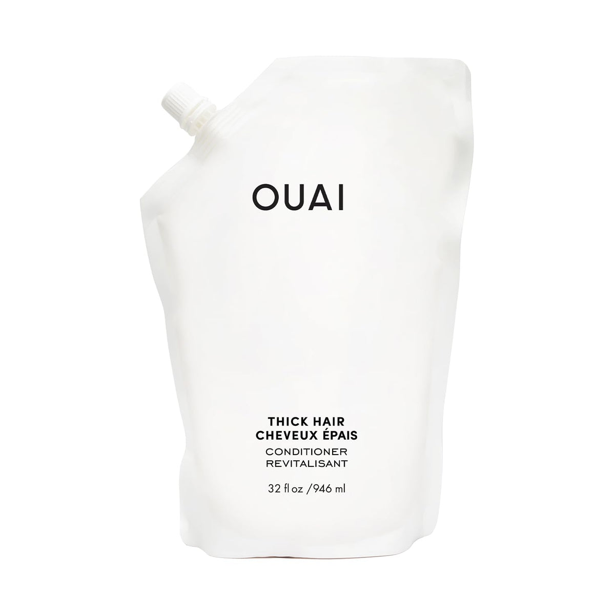 OUAI Conditionneur cheveux épais remplissage : hydratation riche pour longueurs souples.