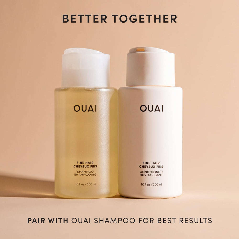 OUAI Conditionneur fins cheveux, riche en kératine et biotine pour renforcer les longueurs.