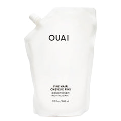 OUAI Conditionneur fins cheveux, bouteille de remplissage prête pour plus de volume.