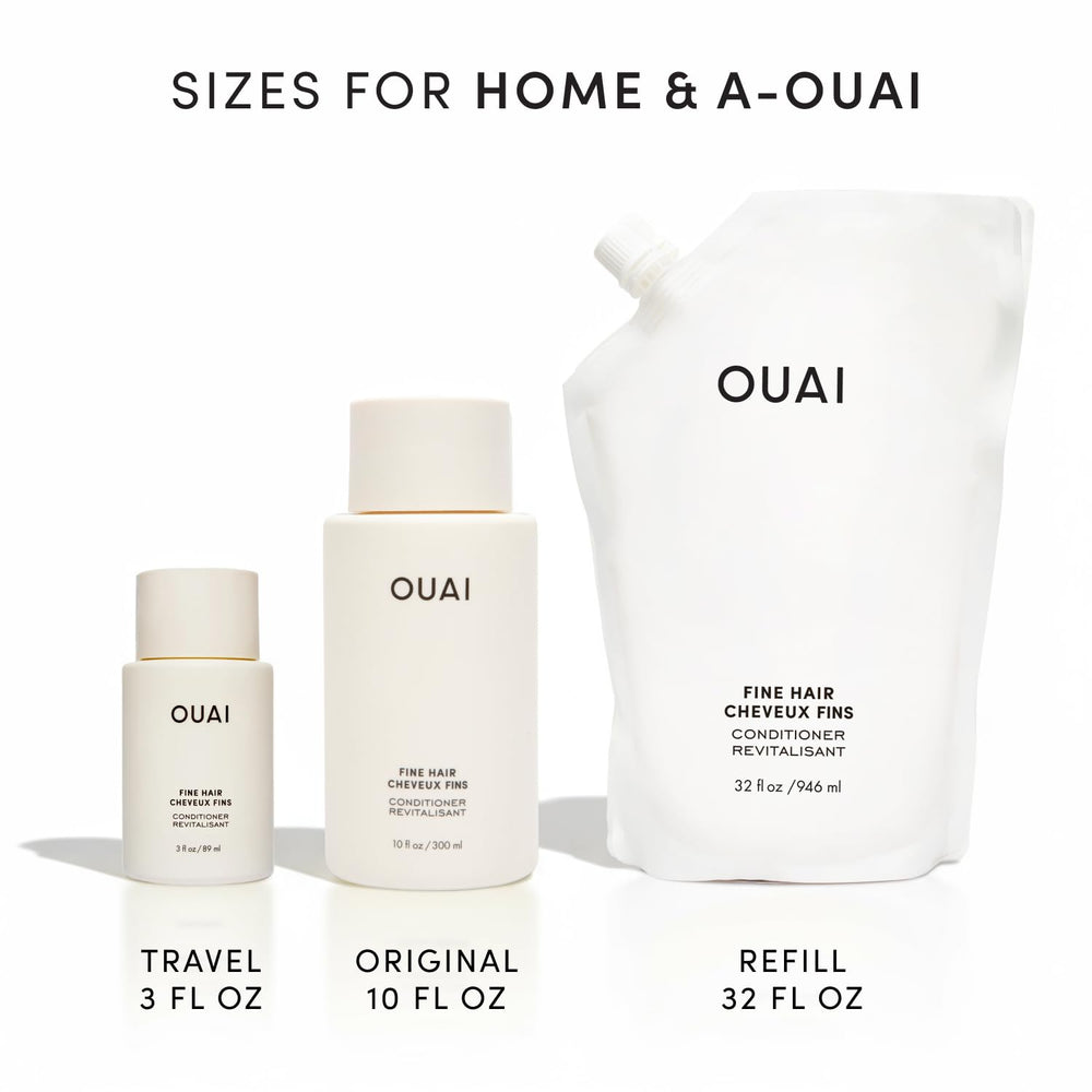 OUAI Conditionneur fins cheveux, rituel quotidien pour cheveux disciplinés et soyeux.