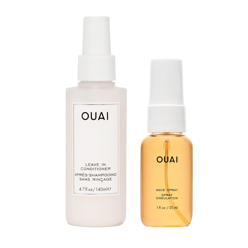 OUAI Conditionneur sans rinçage format complet – démêlage doux et protection.