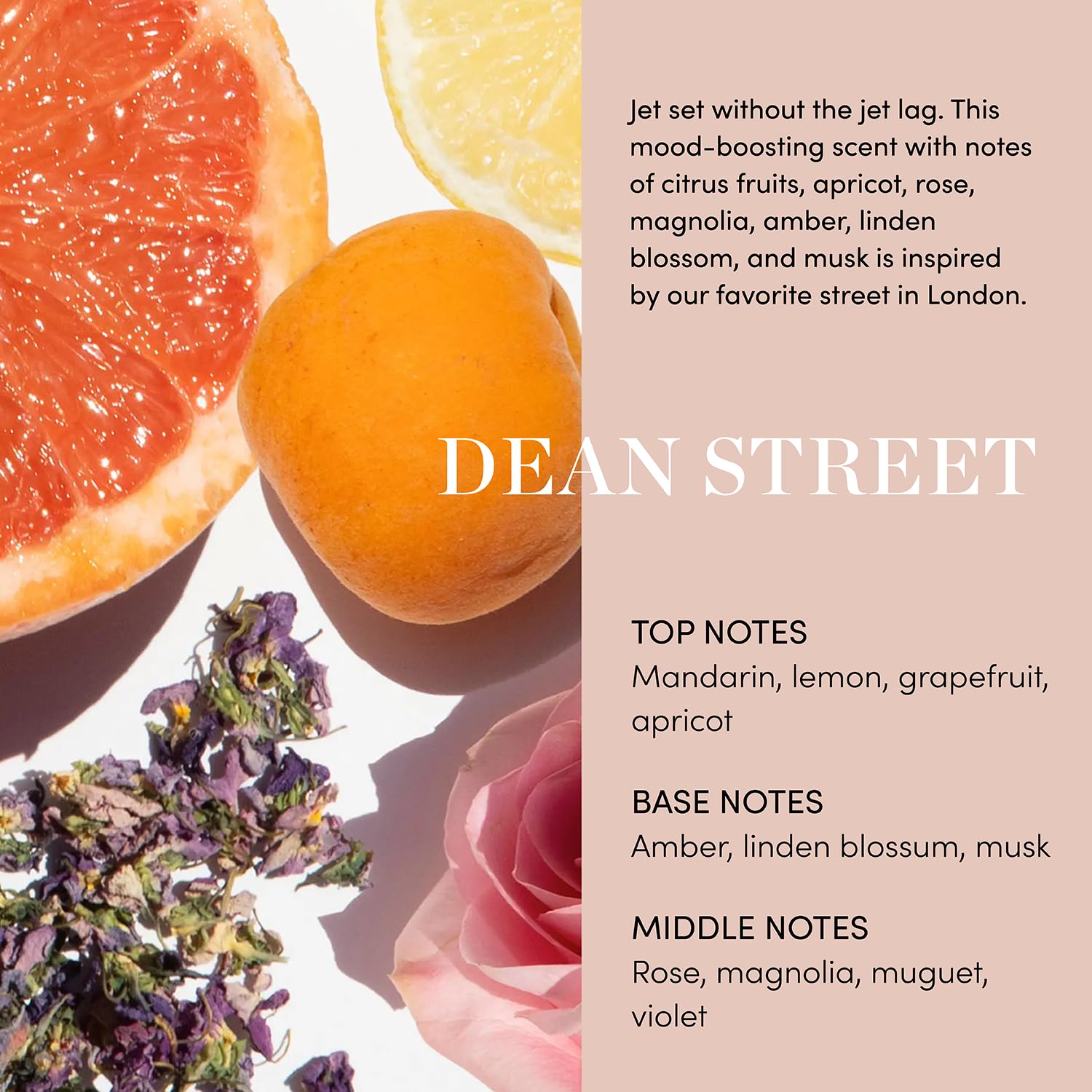 OUAI Dean Street parfum floral pour une douche apaisante