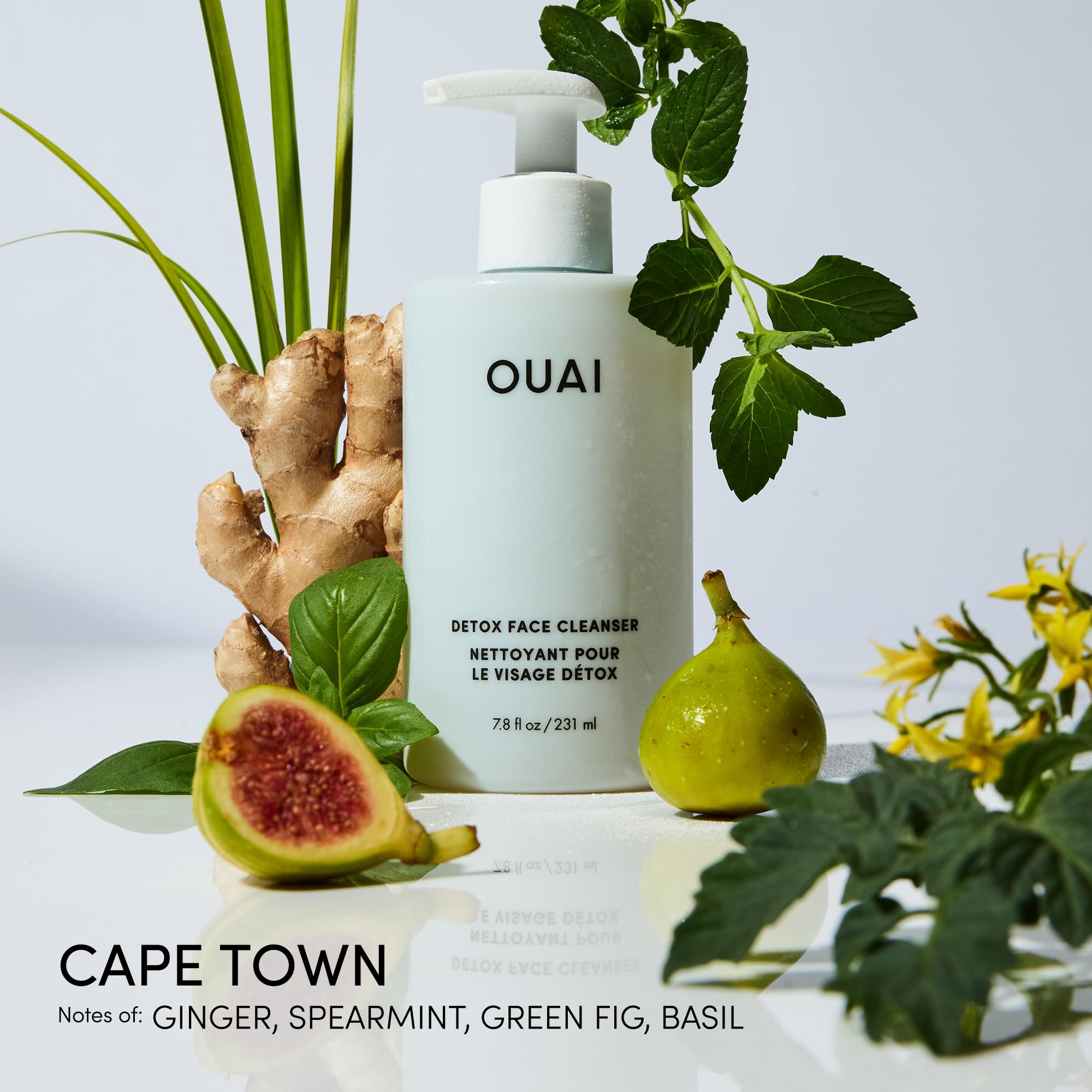 OUAI Detox-exfoliation-douce-glycolique: exfoliation légère pour rafraîchir le teint.
