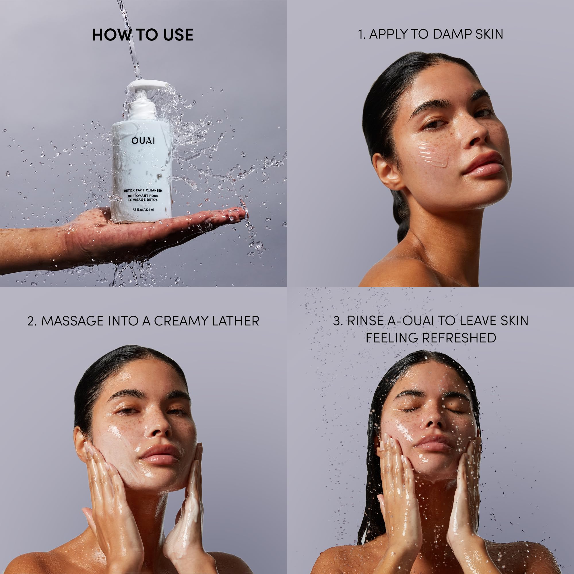 OUAI Detox-fragrance-capetown: parfum frais et revitalisant lors du nettoyage.
