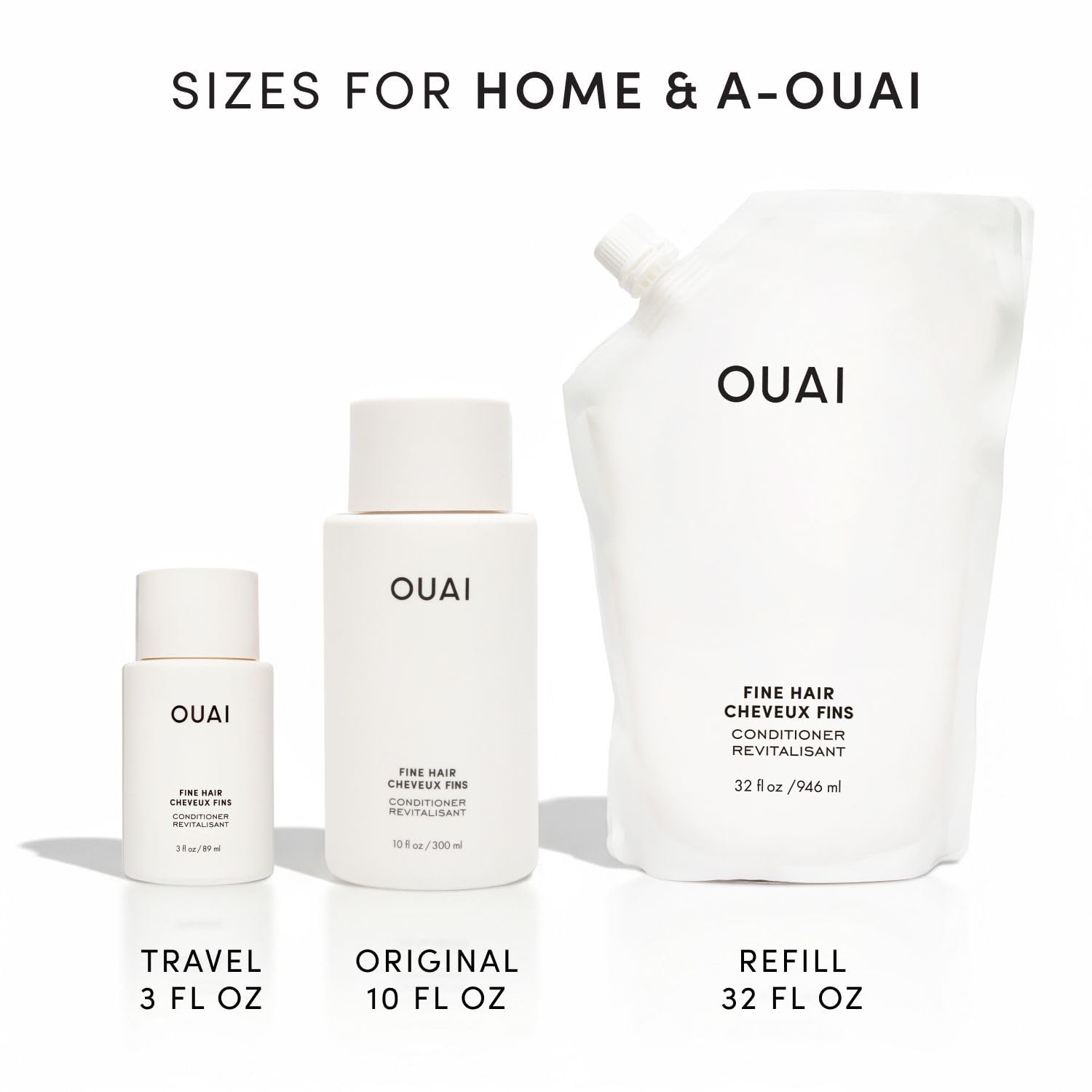 OUAI emballage recyclable – option durable pour votre routine capillaire.