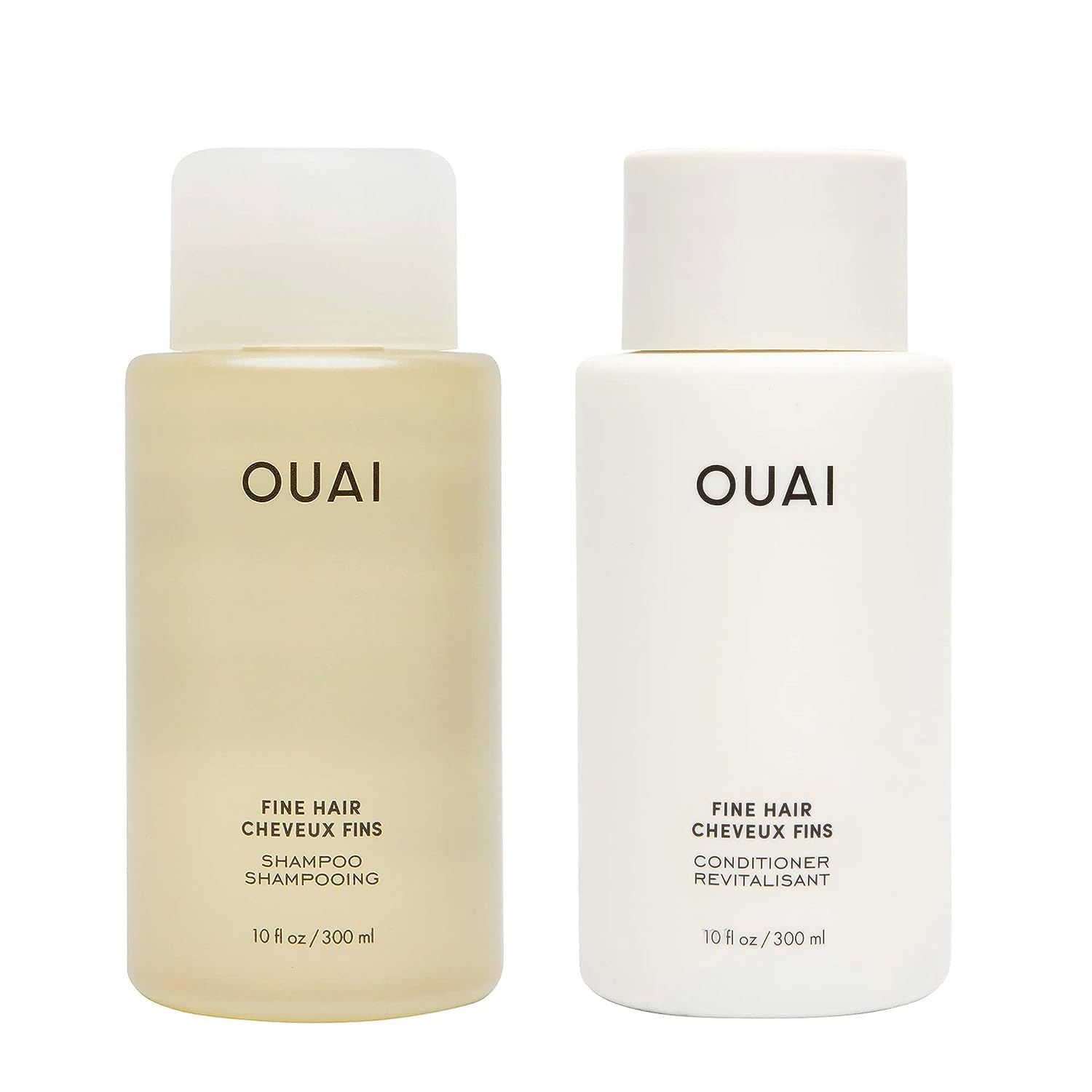 OUAI Fine Shampoo – flacon avec volume naturel pour cheveux fins.