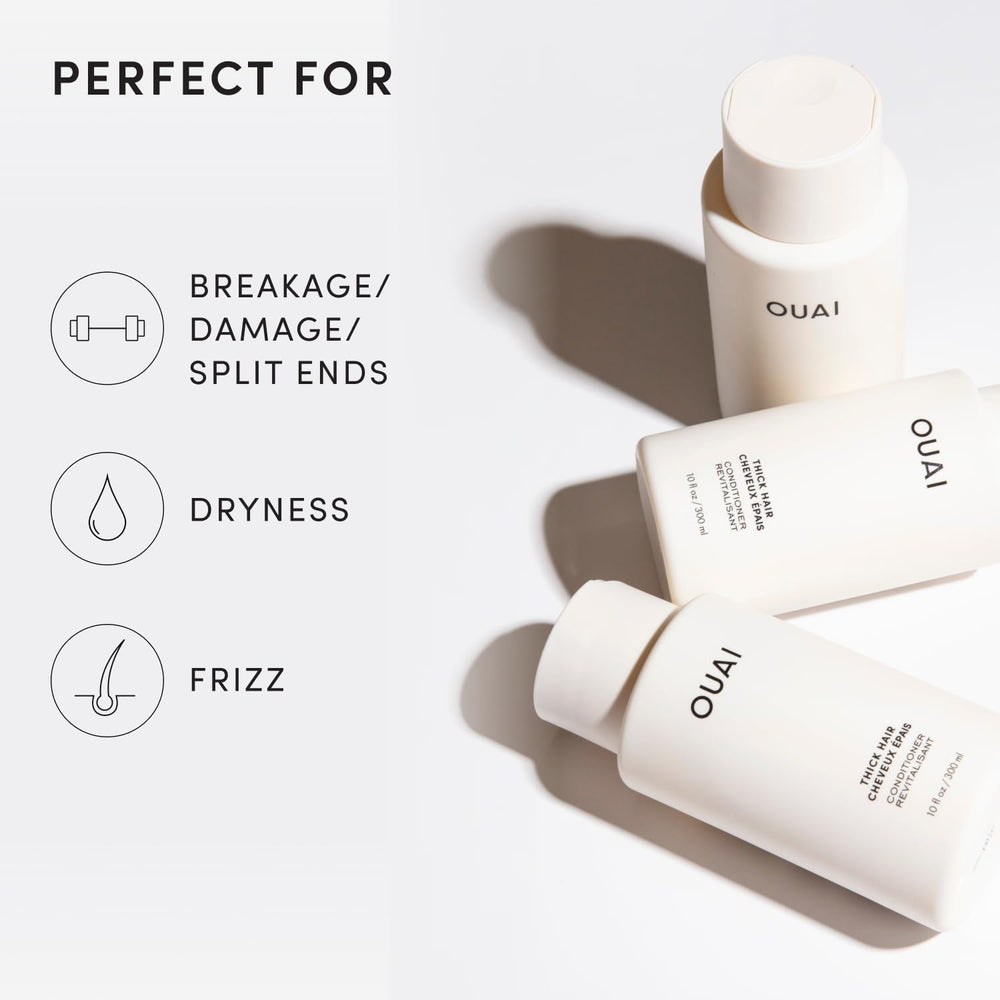 OUAI huile d avocats enveloppant les brins pour brillance et protection.