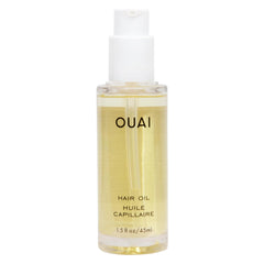 OUAI huile-cheveux bouteille-gloss pour une brillance éclatante.