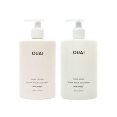 Duo OUAI Lave-mains Dean Street offrant exfoliation douce et parfum frais au quotidien.