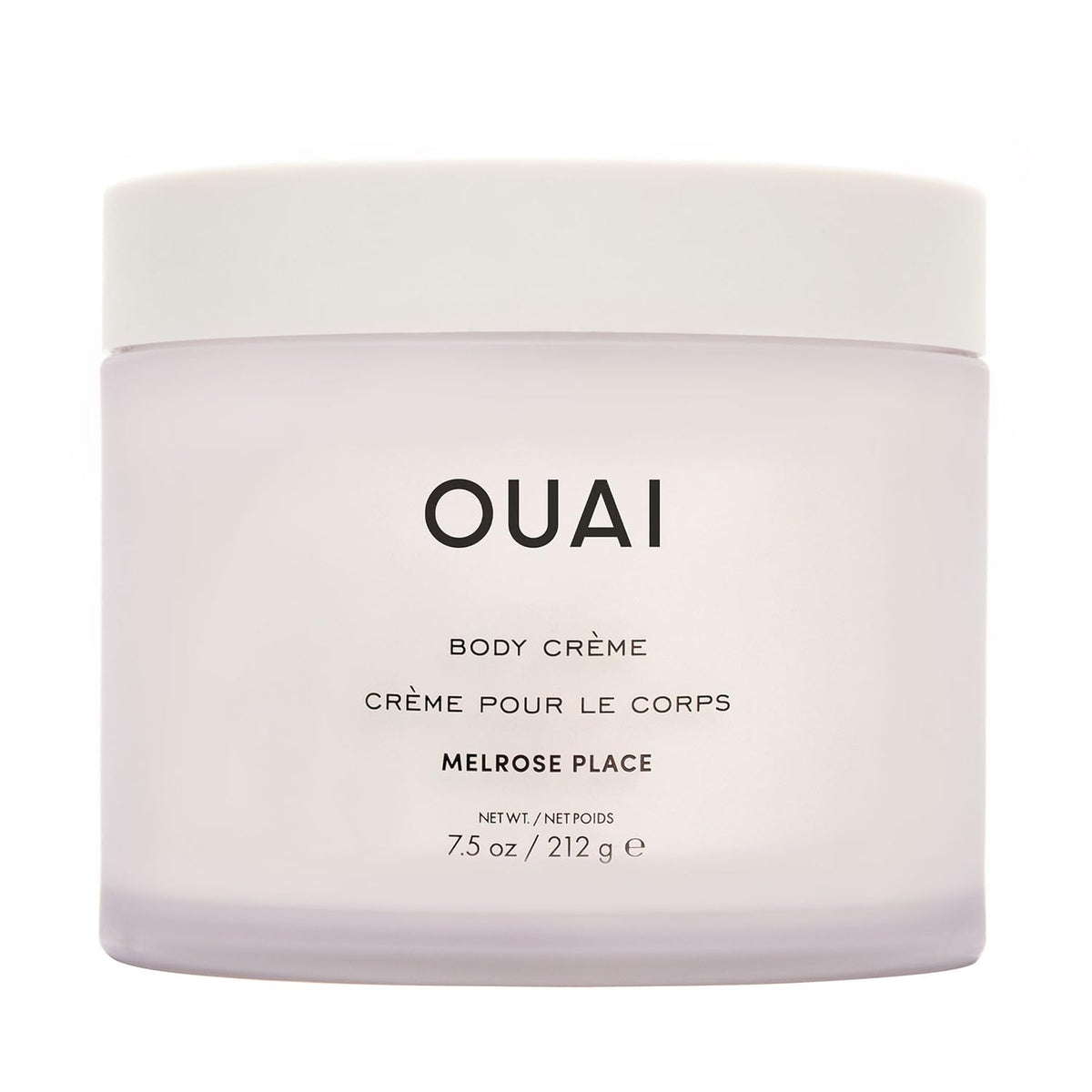 OUAI Melrose Place crème pour le corps, texture mousse légère et hydratante.