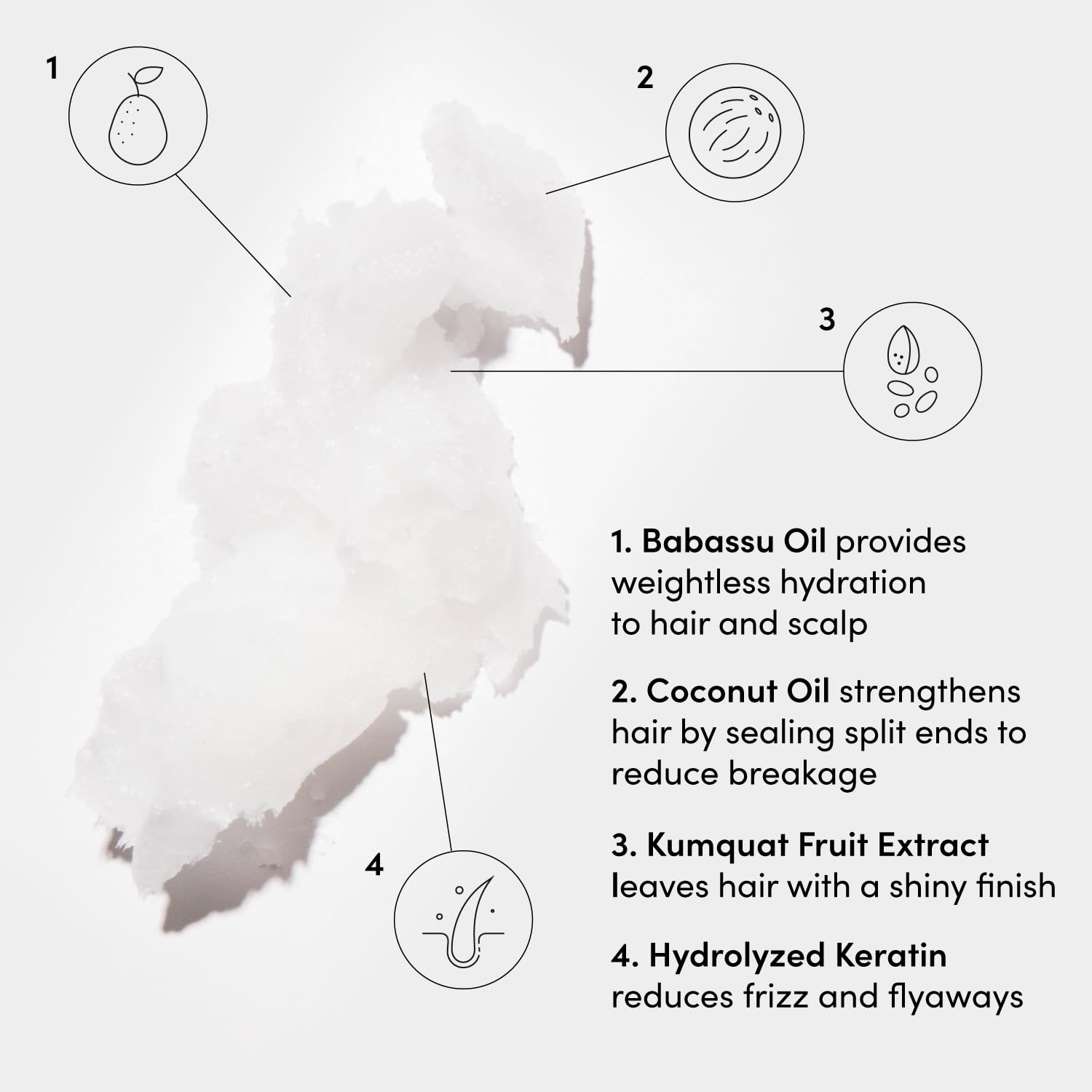 OUAI routine quotidienne: duo idéal pour cheveux mi-longs et épais.