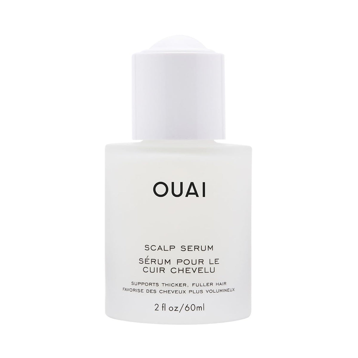 Sérum OUAI Scalps Serum dans sa bouteille, soin capillaire du cuir chevelu.
