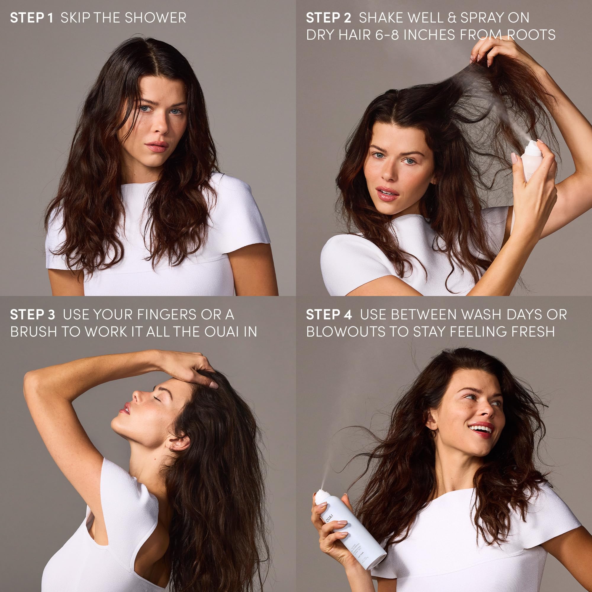 OUAI Sèche-cheveux Capetown, brillance naturelle sans surcharge.