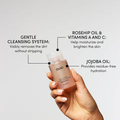 OUAI Melrose Place senteur rose-bergamot-lychee, ambiance florale